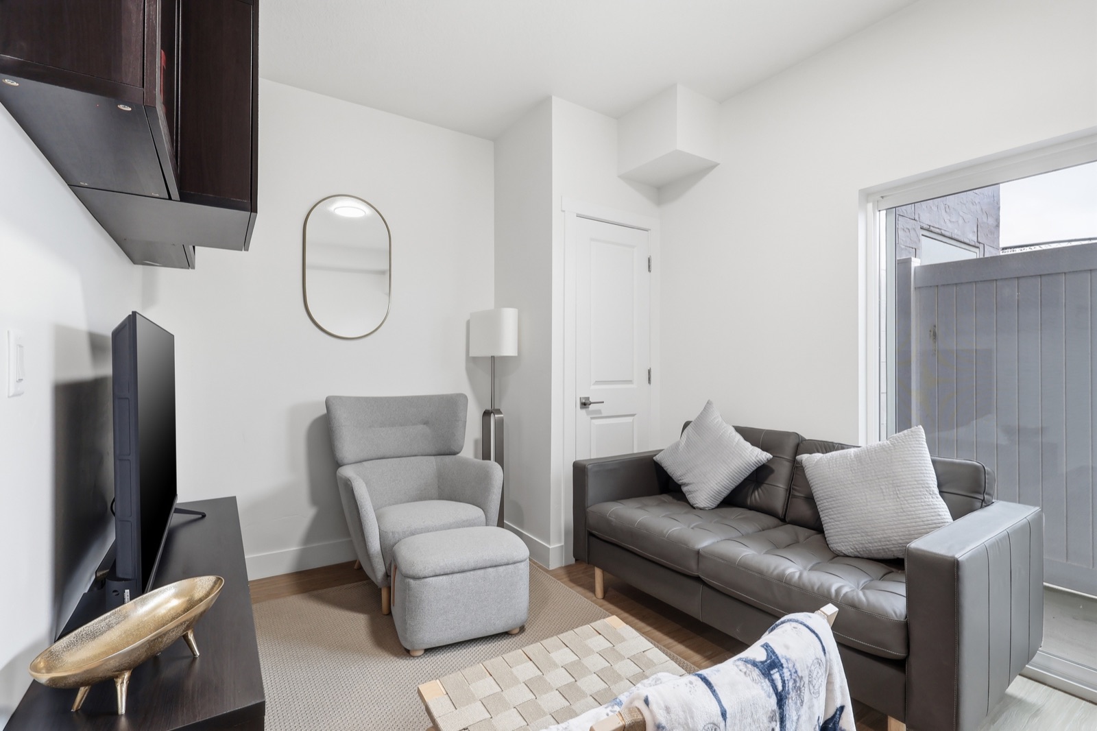Junior 1 Bed living room at The Lofts at Falcon Ridge in Sunset, Utah